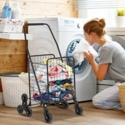 Utility Cart, Heavy Duty 110LB Capacity Folding Cart - Stair-Climbing 360¡ã Wheels For Groceries/Laundry/Multi-Floor Transport 14 Utility Cart, Heavy Duty 110LB Capacity Folding Cart - Stair-Climbing 360¡ã Wheels For Groceries/Laundry/Multi-Floor Transport -D'Eco Store GUEST 8f64b588 71b2 42ed 8244 3ca23bc79053