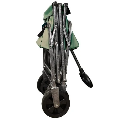 Collapsible Foldable Wagon Cart W/ Strapping System, Beach Wagon ,Utility Wagon Grocery Cart Camping Shopping Sports Gardeing Fishing Supports 225lbs 10 Collapsible Foldable Wagon Cart W/ Strapping System, Beach Wagon ,Utility Wagon Grocery Cart Camping Shopping Sports Gardeing Fishing Supports 225lbs - Image 10