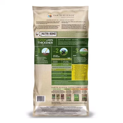 Earth Science 1 Step Sun And Shade Lawn Thickener Seed With Nutri Lock Technology And All Natural Seed For Lawn And Gardening Essentials, 12 Pounds 5 Earth Science 1 Step Sun And Shade Lawn Thickener Seed With Nutri Lock Technology And All Natural Seed For Lawn And Gardening Essentials, 12 Pounds - Image 5