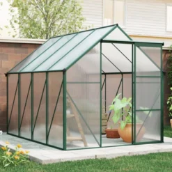 Chery Life Green-6 X 8 FT Outdoor Patio Greenhouse -D'Eco Store GUEST 93392623 54a7 4c51 9300 9b97920afc3d