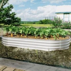 Okak Galvanized Steel Raised Garden Bed 12 Inch (2-Pack) Heavy Duty Rust-Resistant Planter Box Kit For Vegetables, Flowers, Herbs, Easy Assembly -D'Eco Store GUEST 9371f70c eac1 422c 8213 18e55f34273d