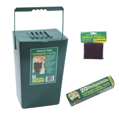 Midi Compost Caddy With Replacement Filters & Biodegradable Bags – 2.5 Gallon 5 Midi Compost Caddy With Replacement Filters & Biodegradable Bags – 2.5 Gallon - Image 5