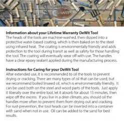 DeWit Welldone Serrated Trowel – Heavy-Duty Multi-Use Garden Tool, 13”L 10 DeWit Welldone Serrated Trowel – Heavy-Duty Multi-Use Garden Tool, 13”L -D'Eco Store GUEST 97aa4712 9642 436d a1c3 b80512fdd0e8