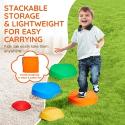 VEVOR Balance Stepping Stones For Kids, 5 PCS, Up To 220 Lbs, Non-Slip Toddlers Sensory Stepping Stones, Toys For Children Aged 3 4 5 6 7 8+ 13 VEVOR Balance Stepping Stones For Kids, 5 PCS, Up To 220 Lbs, Non-Slip Toddlers Sensory Stepping Stones, Toys For Children Aged 3 4 5 6 7 8+ -D'Eco Store GUEST 982e8236 4321 4fe6 8450 0a93c1f737a9