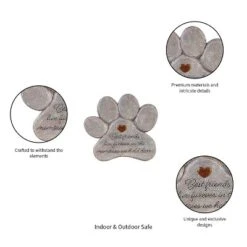 Evergreen 11" Paw Shaped Pet Memorial Garden Stone, Best Friends Live Forever 15 Evergreen 11" Paw Shaped Pet Memorial Garden Stone, Best Friends Live Forever -D'Eco Store GUEST 983bb58b 894b 480a 851e 71ce7a164ead