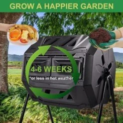 Swtroom Outdoor Plastic Dual Chamber 360 ⁰ Tumbling Composter Bin For Garden Kitchen Yard 35 Gallon 8 Swtroom Outdoor Plastic Dual Chamber 360 ⁰ Tumbling Composter Bin For Garden Kitchen Yard 35 Gallon -D'Eco Store GUEST 9919d9fd 71df 4974 a13c 0d32ef7eaabe