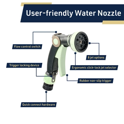 Kings County Tools Garden Hose Nozzle, Mint 1 Kings County Tools Garden Hose Nozzle, Mint