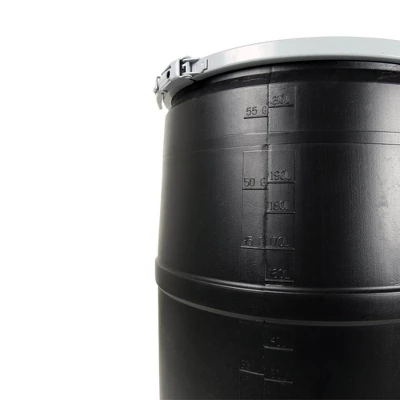 Active Aqua DRM58T 55 Gallon Drum Hydroponic Reservoir With Pre-Drilled Solid Locking Lid And Bolt Ring Closure, Black (2 Pack) 4 Active Aqua DRM58T 55 Gallon Drum Hydroponic Reservoir With Pre-Drilled Solid Locking Lid And Bolt Ring Closure, Black (2 Pack) - Image 4