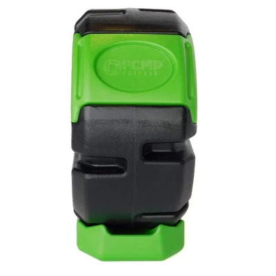 FCMP Outdoor RC2000WB-GRN 19-Gal Plastic Single Chamber Half Size Rolling Composter Outdoor Rotating Garden Compost Bin, Black/Green (2 Pack) 2 FCMP Outdoor RC2000WB-GRN 19-Gal Plastic Single Chamber Half Size Rolling Composter Outdoor Rotating Garden Compost Bin, Black/Green (2 Pack) - Image 2