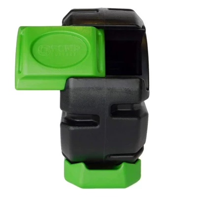 FCMP Outdoor RC2000WB-GRN 19-Gal Plastic Single Chamber Half Size Rolling Composter Outdoor Rotating Garden Compost Bin, Black/Green (2 Pack) 1 FCMP Outdoor RC2000WB-GRN 19-Gal Plastic Single Chamber Half Size Rolling Composter Outdoor Rotating Garden Compost Bin, Black/Green (2 Pack)