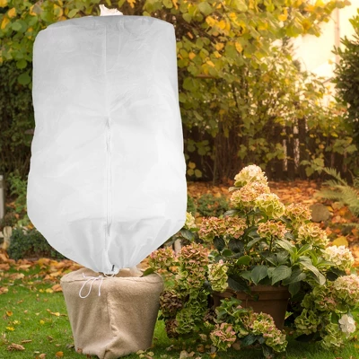 Unique Bargains Freeze Protection Plant Cover 39.37"x31.50" White 1 Unique Bargains Freeze Protection Plant Cover 39.37"x31.50" White