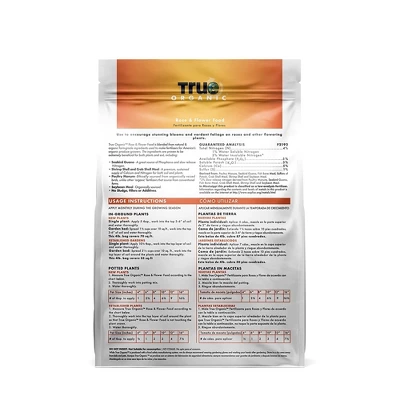 True Organic 4-5-3 Granular Rose & Flower Food, OMRI Listed 1 True Organic 4-5-3 Granular Rose & Flower Food, OMRI Listed