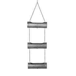 Gardener's Supply Company Galvanized Triple Hanging Planter | 3 Tier Sturdy Metal Rustic Farmhouse Decorative Wall Planters For Indoor & Outdoor -D'Eco Store GUEST a2a1c27c fb06 40f1 8f66 8cc5faaa889c
