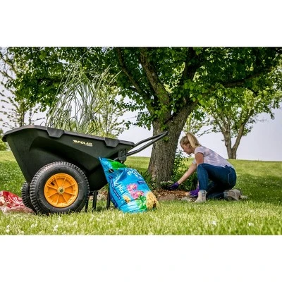 Polar Trailer Cub Cart, Heavy-Duty Utility Wheelbarrow Wagon With Durable Polyethylene Tub, 400 Lbs Capacity, All-Steel Frame, Easy Hauling, 15" Tires 5 Polar Trailer Cub Cart, Heavy-Duty Utility Wheelbarrow Wagon With Durable Polyethylene Tub, 400 Lbs Capacity, All-Steel Frame, Easy Hauling, 15" Tires - Image 5
