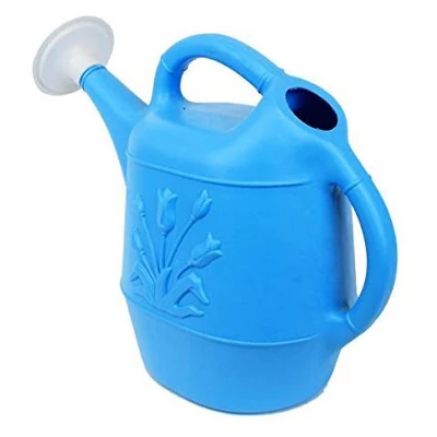 Union Products 63066 2 Gallon Plastic Indoor/Outdoor Watering Can W/ Tulip Design For Garden, Potted Plants, & Patio Pots, Caribbean Blue 1 Union Products 63066 2 Gallon Plastic Indoor/Outdoor Watering Can W/ Tulip Design For Garden, Potted Plants, & Patio Pots, Caribbean Blue