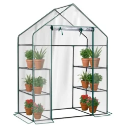 SEVOBAL Greenhouse Outdoor Durable PE Plant Green House For Frost Protection Shelf Clips Roll-up Zipper Door Walk-in For Planter, Clear, 98"*36"*9.5" 9 SEVOBAL Greenhouse Outdoor Durable PE Plant Green House For Frost Protection Shelf Clips Roll-up Zipper Door Walk-in For Planter, Clear, 98"*36"*9.5" -D'Eco Store GUEST a6012ac2 ef92 43c7 87e1 031aaed0e17f