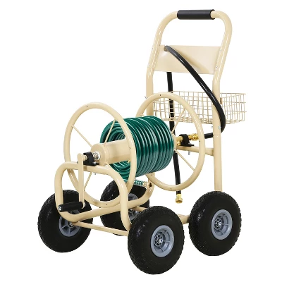 FDW Hose Reel Hold Up To 300 Ft Heavy Duty Garden Hose Reel For Garden Lawn Yard 9 FDW Hose Reel Hold Up To 300 Ft Heavy Duty Garden Hose Reel For Garden Lawn Yard - Image 9