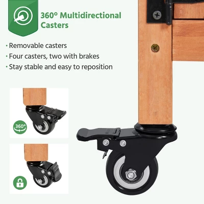 Yaheetech Outdoor Garden Potting Bench Table With Cabinet 6 Yaheetech Outdoor Garden Potting Bench Table With Cabinet - Image 6