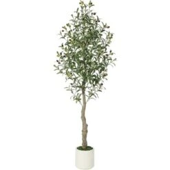 Faux Olive Tree With Moss And Planter Pot, Realistic Olive & Leaves Artificial Tree Tall Plants For Home Yard Office Decor Indoor Outdoor 19 Faux Olive Tree With Moss And Planter Pot, Realistic Olive & Leaves Artificial Tree Tall Plants For Home Yard Office Decor Indoor Outdoor -D'Eco Store GUEST ad07565b 99d5 4e91 a761 95369485e7bf