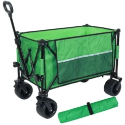 HTUTWOO Collapsible Folding Outdoor Utility Cart Wagon With Bonus Picnic Mat - All-Terrain Beach Wheels, Drink Holders Holds Up To 480 Pounds 20 HTUTWOO Collapsible Folding Outdoor Utility Cart Wagon With Bonus Picnic Mat - All-Terrain Beach Wheels, Drink Holders Holds Up To 480 Pounds -D'Eco Store GUEST aec9f22f f056 48a8 8c9b af2899dac557