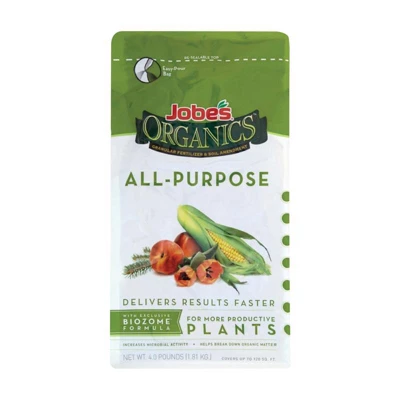 Jobe's Organic Granules All Purpose Plant Food 4 Lb 1 Jobe's Organic Granules All Purpose Plant Food 4 Lb