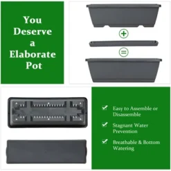 Costway 4 FT Vertical Raised Garden Bed 5-Tier Planter Box For Patio Balcony Flower Herb 14 Costway 4 FT Vertical Raised Garden Bed 5-Tier Planter Box For Patio Balcony Flower Herb -D'Eco Store GUEST b4b33272 e6d1 4e2b a718 82ec4b5bbd54