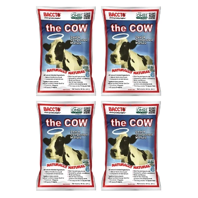 Michigan Peat Baccto 1640 Wholly Cow Horticultural Compost And Manure For Soil Amendment, Lawn Care, & Garden Beds, 40 Quart Bag (4 Pack) 2 Michigan Peat Baccto 1640 Wholly Cow Horticultural Compost And Manure For Soil Amendment, Lawn Care, & Garden Beds, 40 Quart Bag (4 Pack) - Image 2