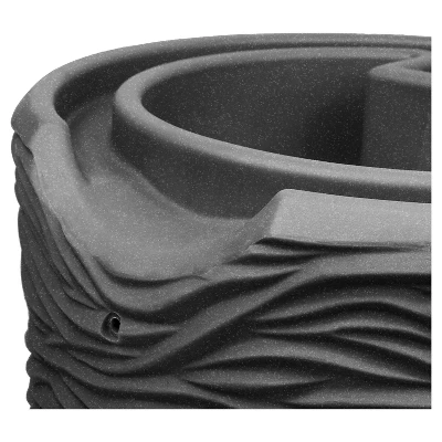 Impressions Palm 65 Gallon Rain Saver - Dark Granite - Good Ideas 2 Impressions Palm 65 Gallon Rain Saver - Dark Granite - Good Ideas - Image 2