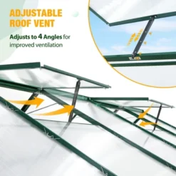 EAGLE PEAK Polycarbonate Aluminum Green House For Backyard Garden -D'Eco Store GUEST b789cc1d db95 4ee1 ba5d 7d5c15426d08