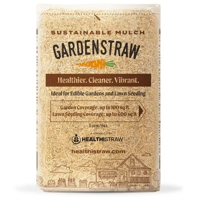 HealthiStraw GardenStraw All-Natural, Clean, Sustainable Garden Straw Mulch For Gardens And Grass Seeding 9 HealthiStraw GardenStraw All-Natural, Clean, Sustainable Garden Straw Mulch For Gardens And Grass Seeding - Image 9