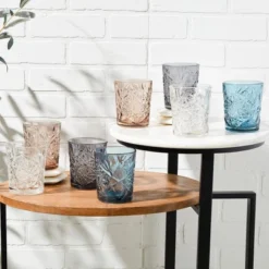 Libbey Hobstar Double Old Fashioned Glasses, 12 Ounce, Clear, Set Of 4 -D'Eco Store GUEST b904eb43 5b16 49b2 9557 b617a5ccf949