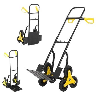 Acekool Stair Climbing Dolly, 2-in-1 Folding Hand Truck With 6 Wheels, Telescoping Handle, 330 Lbs Load For Stairs, Moving, Storage 9 Acekool Stair Climbing Dolly, 2-in-1 Folding Hand Truck With 6 Wheels, Telescoping Handle, 330 Lbs Load For Stairs, Moving, Storage - Image 9