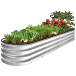 Best Choice Products 8x2x1ft Outdoor Metal Raised Oval Garden Bed, Planter Box For Vegetables, Flowers 17 Best Choice Products 8x2x1ft Outdoor Metal Raised Oval Garden Bed, Planter Box For Vegetables, Flowers -D'Eco Store GUEST badfa4fa 9db8 42d3 b23b 55c70a382152