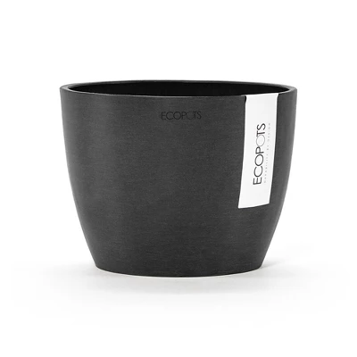 Ecopots Stockholm Mini Durable Modern Round Indoor/Outdoor Recycled-Based Composite Flower Pot Planter 8 Ecopots Stockholm Mini Durable Modern Round Indoor/Outdoor Recycled-Based Composite Flower Pot Planter - Image 8