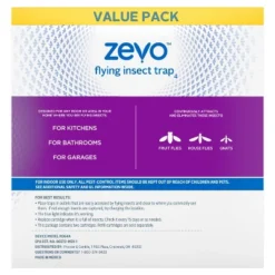 Zevo Indoor Flying Insect Trap Starter Kit For Fruit Flies, Gnats, And House Flies - 4ct 21 Zevo Indoor Flying Insect Trap Starter Kit For Fruit Flies, Gnats, And House Flies - 4ct -D'Eco Store GUEST bdfe61a2 2717 45ad 9d90 9c2b22366251