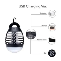 Dartwood Outdoor Bug Zapper - Waterproof, USB Rechargeable And Battery Powered Mosquito Killer, Insect Trap And Fly Swatter 16 Dartwood Outdoor Bug Zapper - Waterproof, USB Rechargeable And Battery Powered Mosquito Killer, Insect Trap And Fly Swatter -D'Eco Store GUEST be4e6157 9c9c 4868 9d5d 2512a22133fc 1