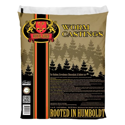 Royal Gold Worm Castings Amendment & Soil Builder, 1cu Ft 6 Royal Gold Worm Castings Amendment & Soil Builder, 1cu Ft - Image 6