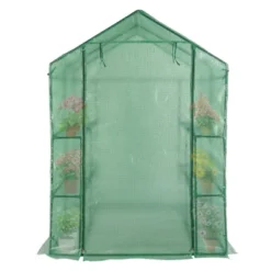 Walk-in Greenhouse For Outdoors, 58"x58"x75" Plant House With 8-Tier Grid Shelves For Seed Starting & Potted Plants 28 Walk-in Greenhouse For Outdoors, 58"x58"x75" Plant House With 8-Tier Grid Shelves For Seed Starting & Potted Plants -D'Eco Store GUEST c7f69354 90c1 48f4 9716 104947aa35f9
