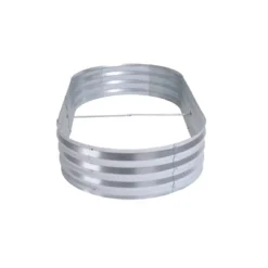 LuxenHome 6ft X 3ft Oval Galvanized Steel Raised Garden Bed Planter 9 LuxenHome 6ft X 3ft Oval Galvanized Steel Raised Garden Bed Planter -D'Eco Store GUEST c8bec8d7 8c52 41ef 8967 3cc8e382d712