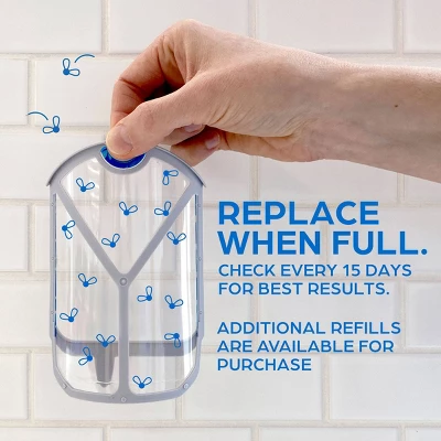 Zevo Indoor Flying Insect Trap Starter Kit For Fruit Flies, Gnats, And House Flies - 4ct 4 Zevo Indoor Flying Insect Trap Starter Kit For Fruit Flies, Gnats, And House Flies - 4ct - Image 4