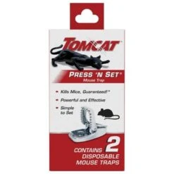 Tomcat 2pk Press 'N Set Mouse Trap: Easy-to-Use, No Assembly Required, Indoor & Outdoor Rodent Control -D'Eco Store GUEST cb007d64 2cc4 414a b85f db3f3c3f4e17