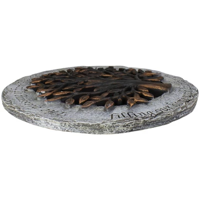 Roman The Blessing Of Family Decorative Tree Spring Outdoor Garden Patio Stepping Stone 12" 2 Roman The Blessing Of Family Decorative Tree Spring Outdoor Garden Patio Stepping Stone 12" - Image 2