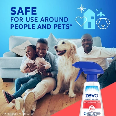 Zevo Ant, Roach, Fly Multi-Insect Trigger Spray - 12 Fl Oz/2ct 2 Zevo Ant, Roach, Fly Multi-Insect Trigger Spray - 12 Fl Oz/2ct - Image 2