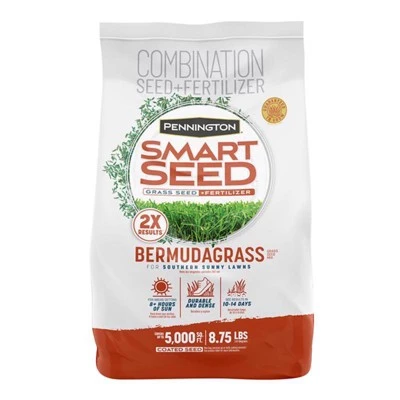 Pennington Smart Seed Bermuda Grass Full Sun Grass Seed And Fertilizer 8.75 Lb 1 Pennington Smart Seed Bermuda Grass Full Sun Grass Seed And Fertilizer 8.75 Lb