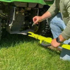 Yard Tuff 3-in-1 Dual Side Dump 24" X 48" Wagon With Fold Down Sides, 13" Pneumatic Tires, Easy Release Latch, And 1000 Lb. Capacity, Grey/Green -D'Eco Store GUEST ce471c74 84de 4aaa 96f7 94d8cc3c2a06