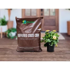 Envelor 1.75 Cu. Ft Potting Soil Plants Soil Coco Mix Coconut Coir For Plants - 50 Liter Bag