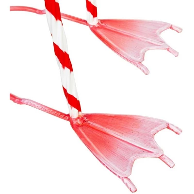 Evergreen 39"H Metal Winter Flamingo Planter W/Santa Hat 5 Evergreen 39"H Metal Winter Flamingo Planter W/Santa Hat - Image 5