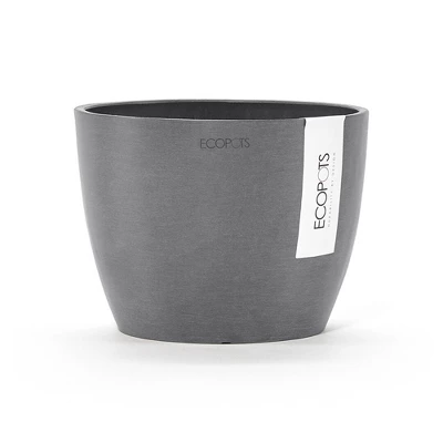 Ecopots Stockholm Mini Durable Modern Round Indoor/Outdoor Recycled-Based Composite Flower Pot Planter 9 Ecopots Stockholm Mini Durable Modern Round Indoor/Outdoor Recycled-Based Composite Flower Pot Planter - Image 9