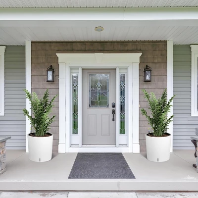 Round Planter Set Of 2, Self Watering Pots For Indoor Plants, Large Flower Pot Outdoor With Built-in Drainage And A Water Level Monitor 3 Round Planter Set Of 2, Self Watering Pots For Indoor Plants, Large Flower Pot Outdoor With Built-in Drainage And A Water Level Monitor - Image 3