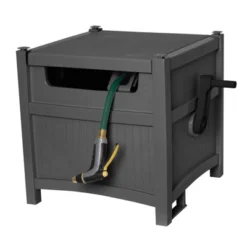 Suncast Smart Trak 225 Ft. Gray Retractable Free Standing Hideaway Hose Reel